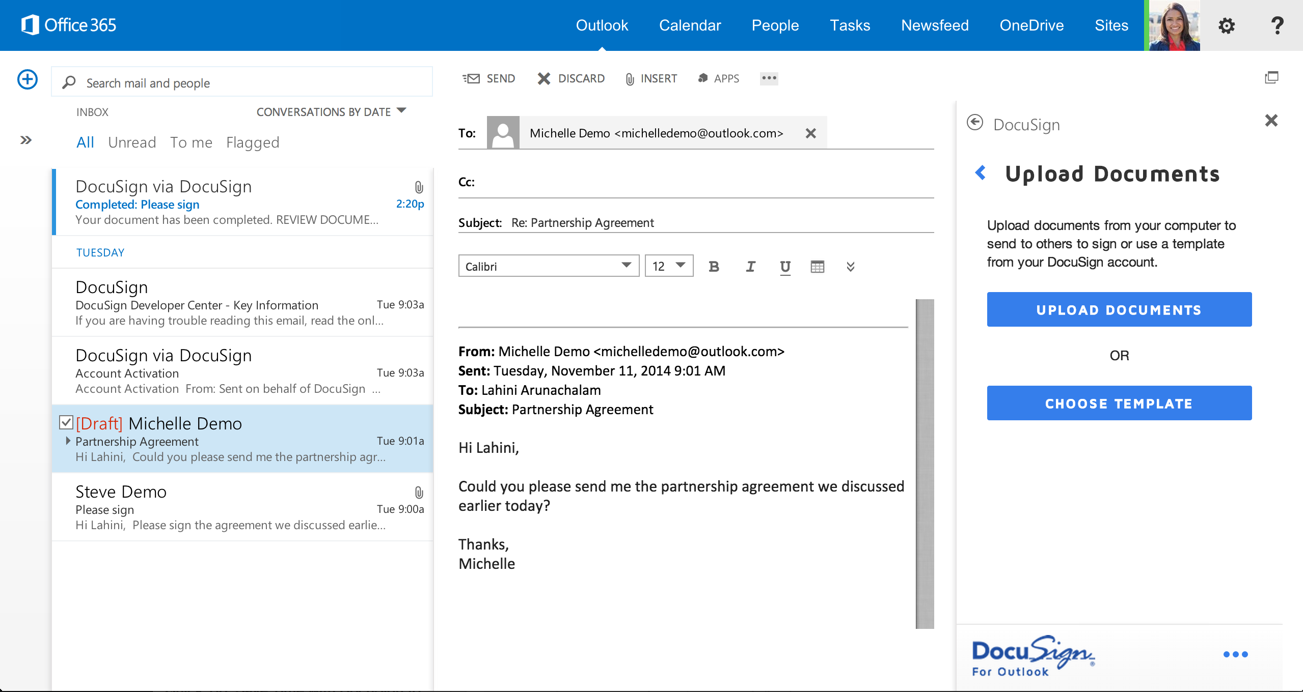 DocuSign for Outlook DocuSign