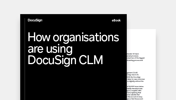 How Organisations are Using DocuSign CLM